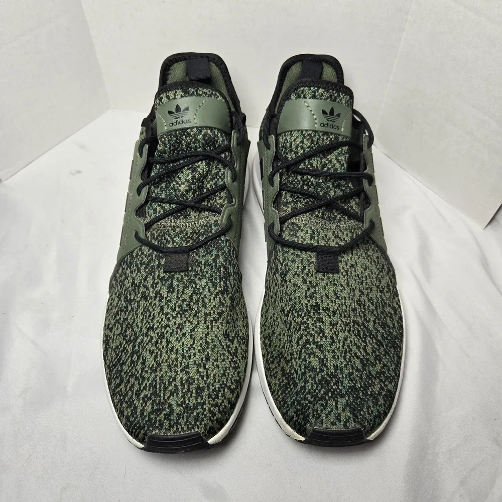Adidas X_PLR Base Green Athletic Shoes Mens 10.5 Athleisure Sports Knit Sock